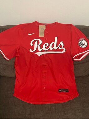 Nike Authentic Cincinnati Reds Baseball MLB Red 2024 Alternate Jersey